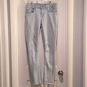 Helmut Lang Light Wash Skinny Jeans